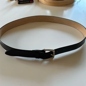Sonoma black leather belt